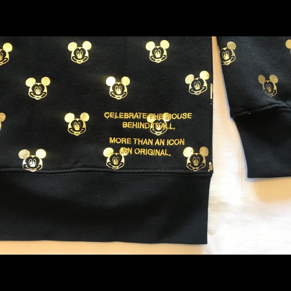 GOLDEN MICKEY MOUSE Sweatshirt XS,M,L,XL,XXL NWT - Picture 5 of 5